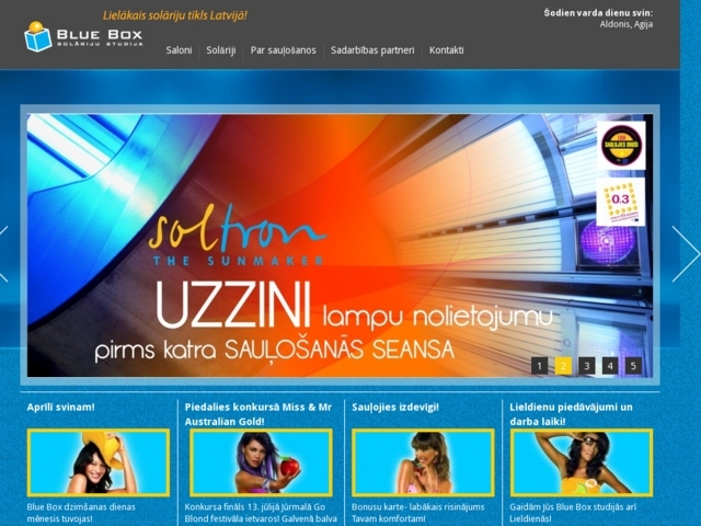 Blue Box salons, BG, SIA